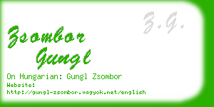 zsombor gungl business card